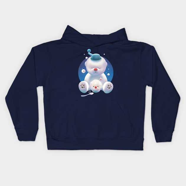 Bichon Ice Shaver Kids Hoodie by zkozkohi